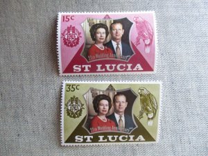 St.Lucia, Scott# 328-329, MNH