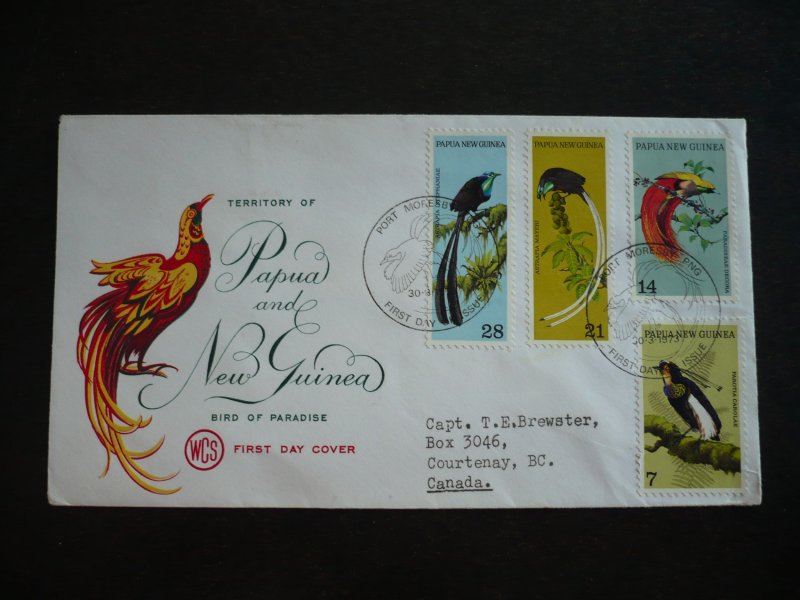 Postal History - Papua New Guinea - Scott# 365-368 - First Day Cover