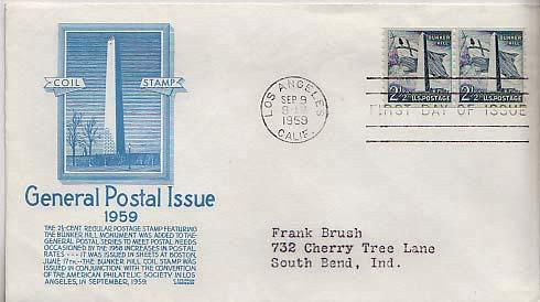 United States, First Day Cover, California