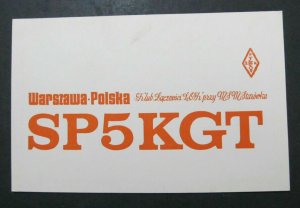 6462 Amateur Radio QSL Card Warszawa Poland-