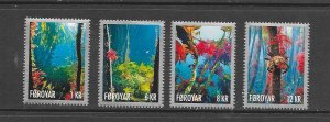 FISH - FAROE ISLANDS #525-8  MARINE LIFE     MNH