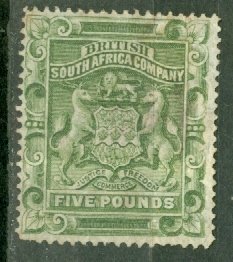 II: Rhodesia 18 used heavy old crease CV $500