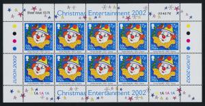 Isle of Man 972a Sheet MNH Christmas, Clown