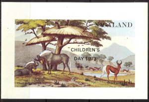 Nagaland Deer's overprint  Children's 1973  S/S MNH Cinderella !