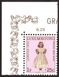 1960, Luxembourg 1+0,25Fr, MNH, Sc B217