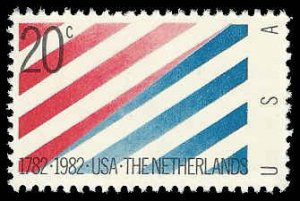 PCBstamps   US #2003 20c U.S. & Netherlands, MNH, (4)