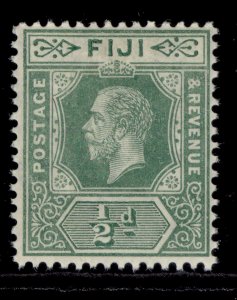 FIJI GV SG126, ½d green, NH MINT. WMK MULT CA