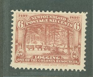 Newfoundland #66 Unused Single