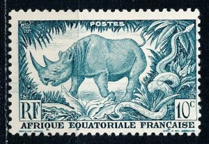 French Equatorial Africa #166 Single MH