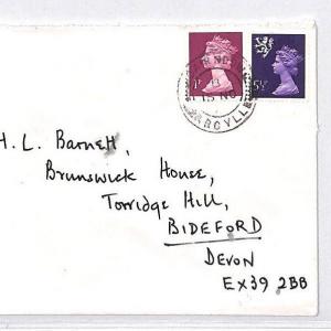 BQ39 Great Britain SCOTLAND MACHIN REGIONAL Argylls *Cairndow* Cover PTS