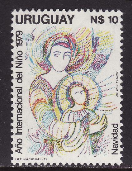 Uruguay #1048 F-VF Mint NH ** Christmas