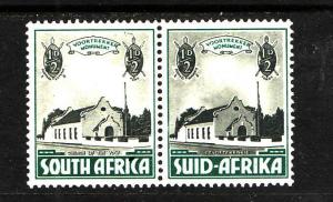 South Africa-Sc#B1-unused hinged pair-Church of the Vow-1936-