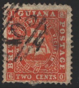 British Guiana Sc#19 Used