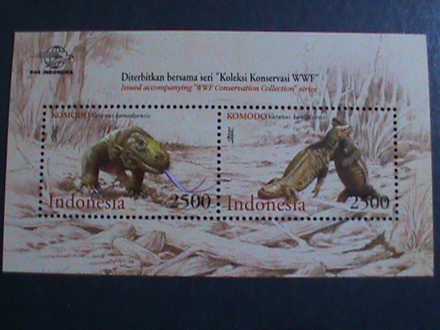 INDONESIA 2000 SC# 1915-WWF-WORLDWIDE FUND FOR NATURE MNH S/S- VERY FINE
