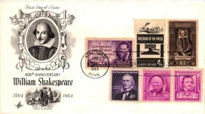 #1250 William Shakespeare COMBO = Artcraft Cachet