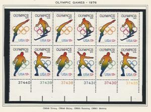 Scott # 1695-1698   unused   MNH   PB  of  12