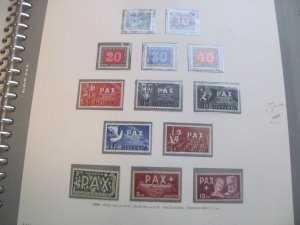 SWITZERLAND 1945  MNH SC 293-305 SET  XF $525 (187)