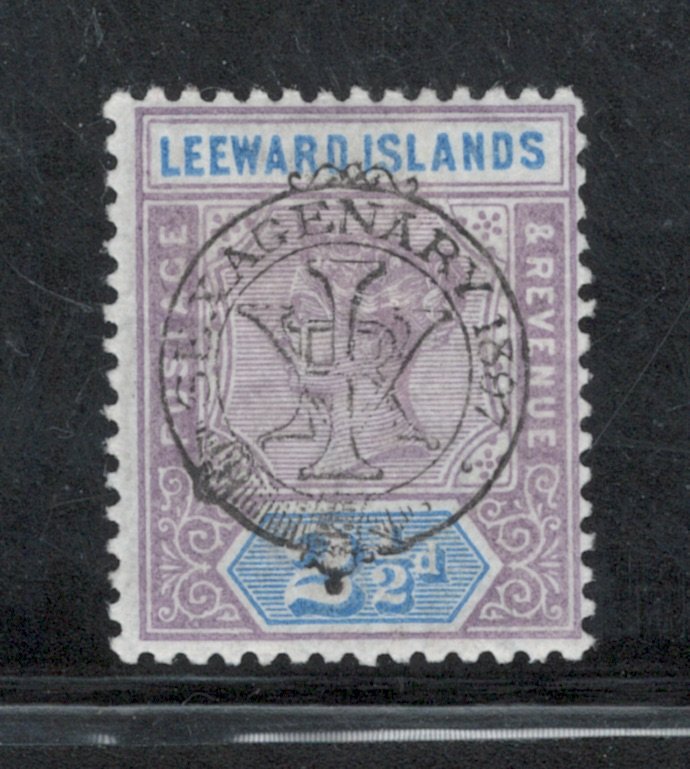 Leeward Islands 1897 Jubilee 2 1/2p Scott # 11 MH