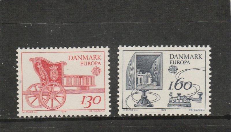 Denmark  Scott#  651-2  MNH  (1979 Europa)