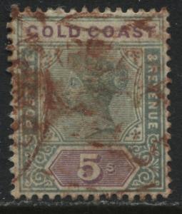 Gold Coast QV 1898 5/ used