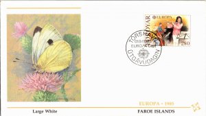 Europa, Worldwide First Day Cover, Butterflies, French Polynesia