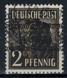 Germany - Posthorn Overprints - Scott 600