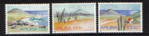 Aruba  #64-66  MNH 1991  Landscapes