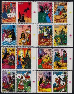 Belize 513-20 + labels MNH International Year of the Child, Sleeping Beauty