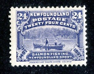 79 Newfoundland 1897 scott #71  SG #76 m* (offers welcome)