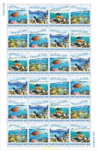 607313 MNH SAN MARTIN 2018 VIDA MARINA