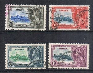 Jamaica 1935 Silve Jubilee Sc 109-112 set FU