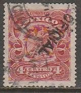 MEXICO O61, 4¢, OFFICIAL, USED. F. (1752)