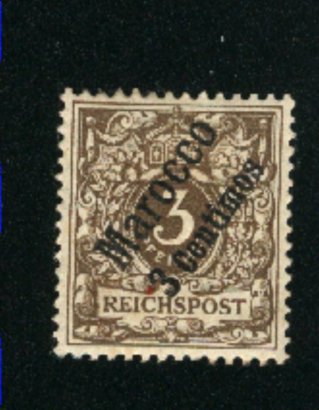 Germany Offices in Morocco #1   -1   Mint VF 1899  PD