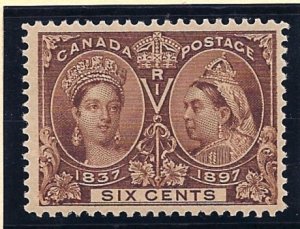 Canada 55, Mint With Light Hinge Marking