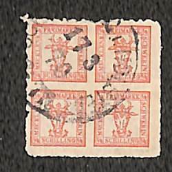 Germany, Mecklenburg-Schwerin 1864, 4/4s, used, Used