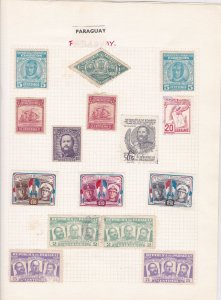 paraguay stamps page ref 16502 