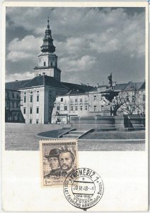 57147 - Czechoslovakia - POSTAL HISTORY: MAXIMUM CARD 1948 - POLITICS PALACKY-