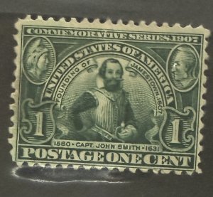 US 1909 1c First English Settlement #358 MINT