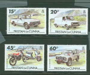 Tristan da Cunha #558-561 Mint (NH) Single (Complete Set) (Cars)