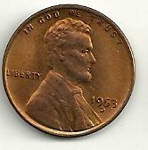 1953-D - Lincoln Head Cent - Uncirculated