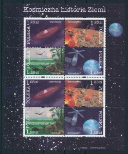 [106394] Poland 2004 Prehistoric animals dinosaurs Space travel meteor  MNH