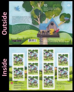 Canada B33a Community Foundation Treehouses P+10 booklet 10 MNH 2022