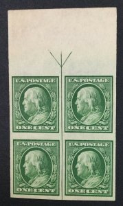 MOMEN: US STAMPS #343 ARROW BLOCK MINT OG NH LOT #45072