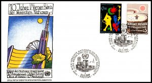 UN Vienna 93-94 UN Postal Admin U/A FDC