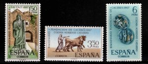 SPAIN Scott 1497-1499 MNH** 1967  Caesarina stamp set