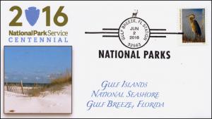 2016, National Parks, Centennial, Gulf Islands, BW, Gulf Breeze FL, 16-178