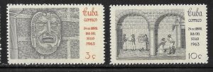 Cuba 785-786 1963 Stamp Day set MNH