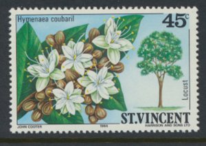 St. Vincent  SC# 725  MNH Flowering Trees 1984 see detail & scan