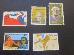 Australia 1974 Sc 596,614,18,35,40 FU