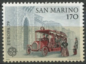 San Marino Sc#945 MNH, 170L multi, Europa (C.E.P.T.) 1979 - History of the Po...